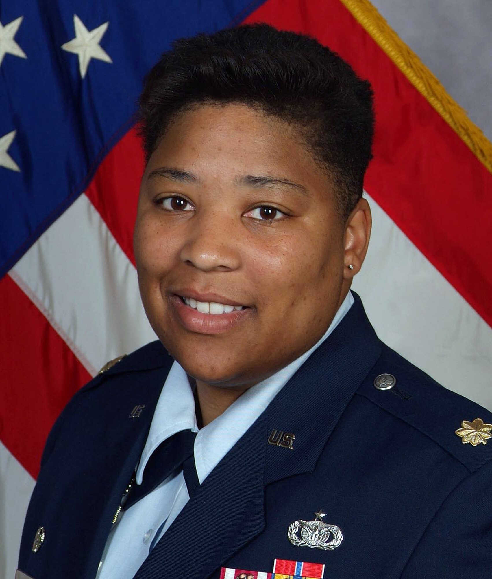Maj. L. Michelle Stringer, 71st Security Forces Squadron commander
