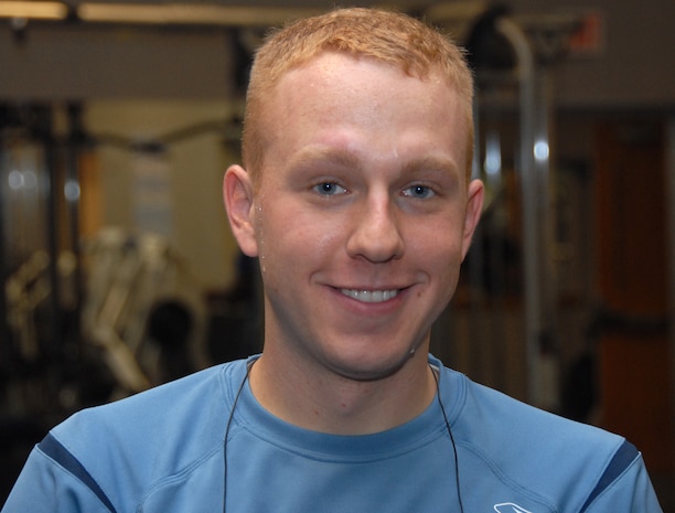 "Getting to the gym about six times a week versus a couple." 1st Lt. Justin Ellsworth, 437th Communications Squadron.