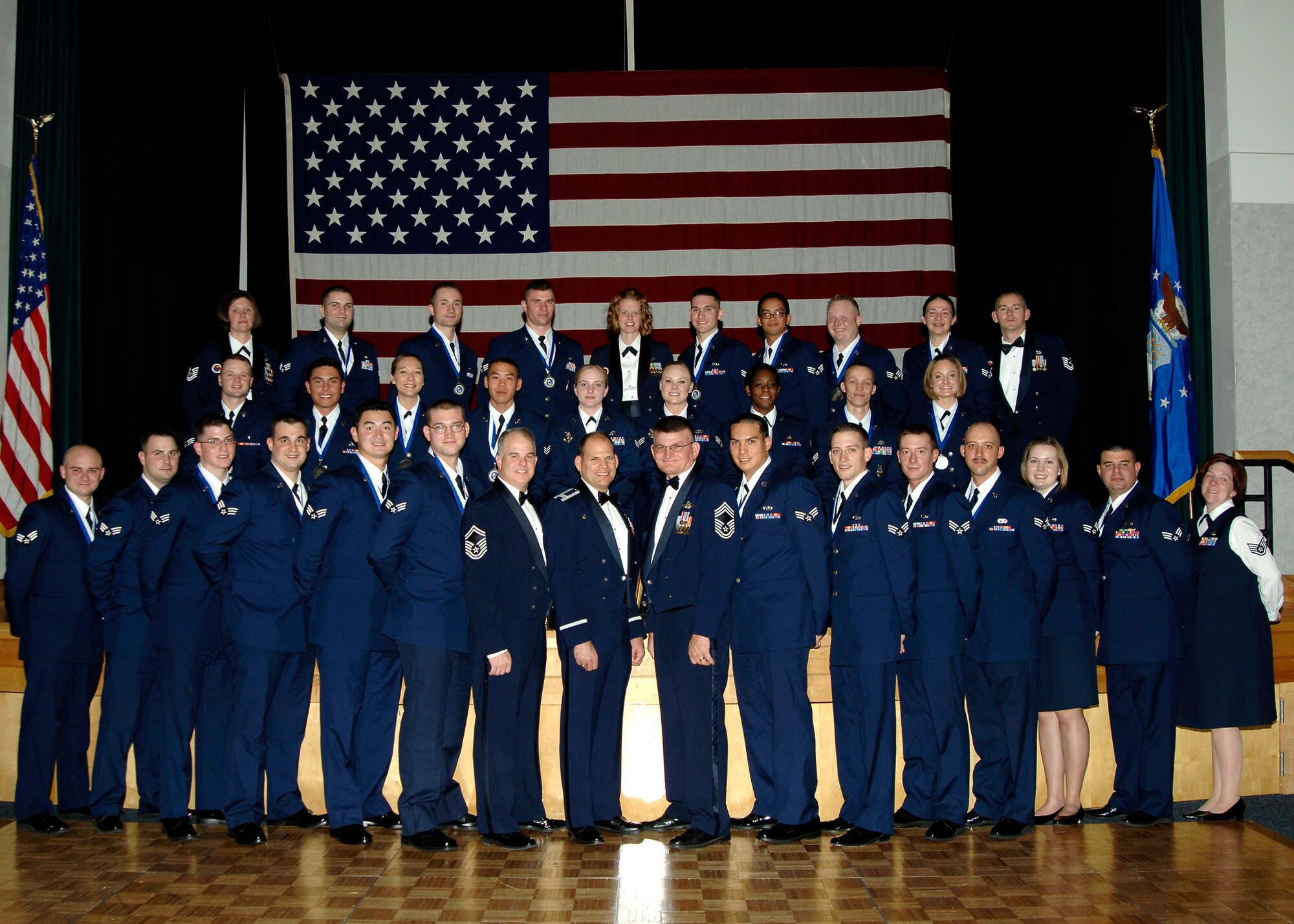 MCCONNELL AIR FORCE BASE, Kan. -- Congratulations to the following senior airmen who graduated here Dec. 18. (Photo by Senior Airman Anthony Mejia)