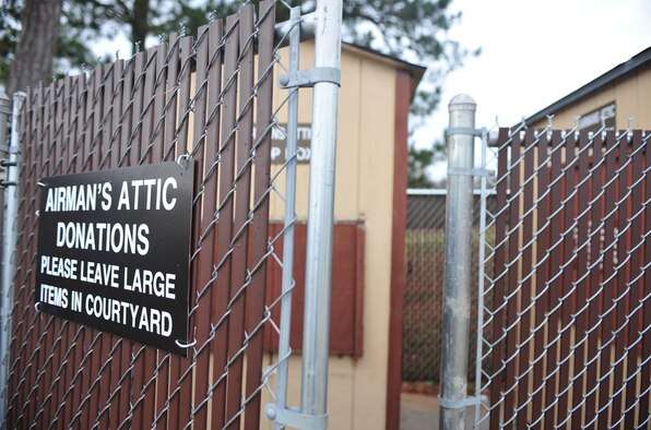 Shaw AFB, SC--The Airmen's Attic helps Airmen and families by offering shopping and augmenting their quality of life at no cost. The Airmen's Attic is located in building 1402 and is open Tuesday and Thursday from 11 a.m. to 1 p.m., depending on volunteer availability. The new facility, setup in July, is larger and gives them more flexibility to store items longer and to serve more customers. 
 (U.S. Air Force photo/Staff Sgt Patrick Mitchell)