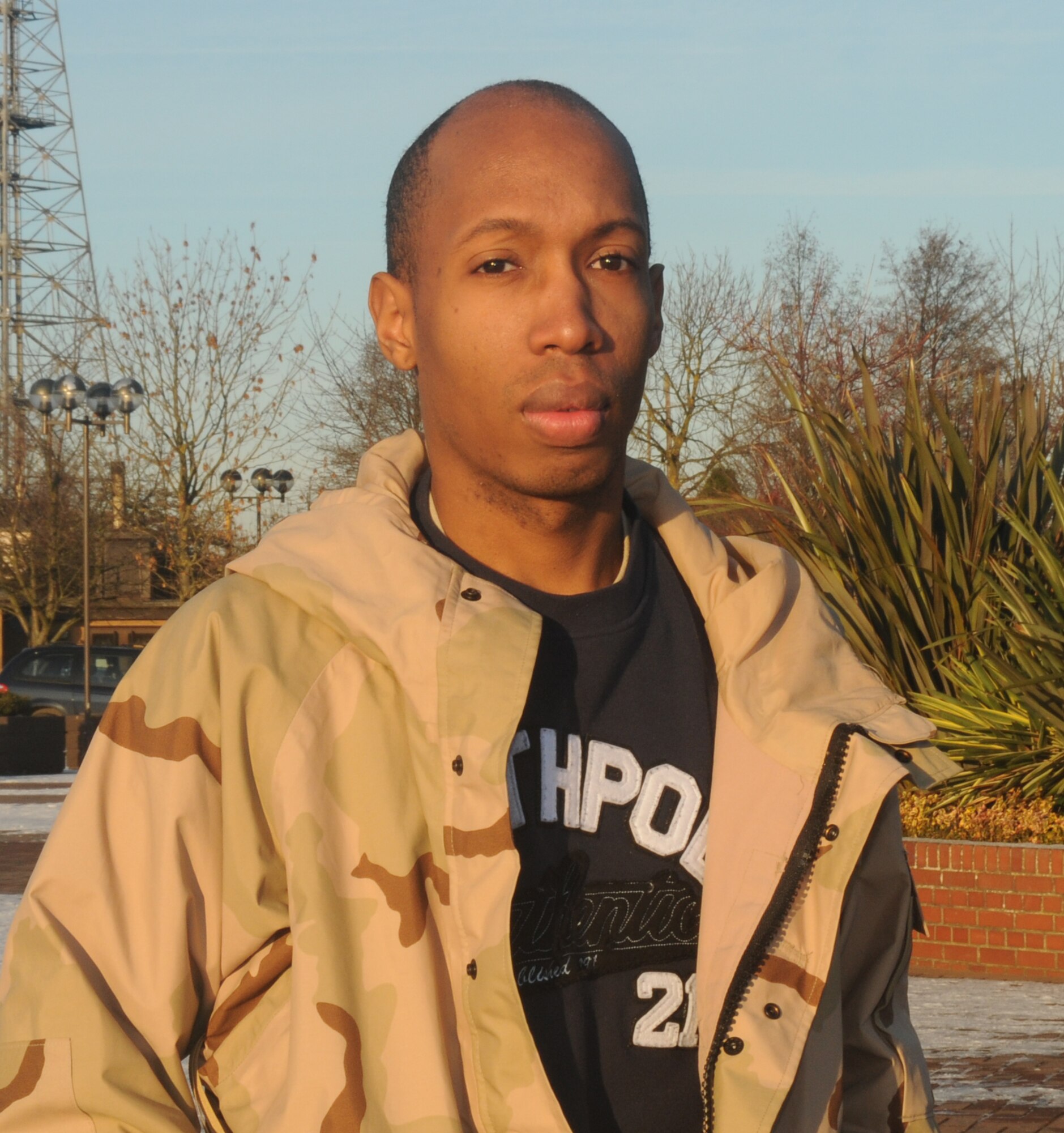 “My New Year’s resolution is to be nicer to people,” said Senior Airman Justin Bonner, 48th Communications Squadron. (U.S. Air Force photo by Senior Airman Kristopher Levasseur)