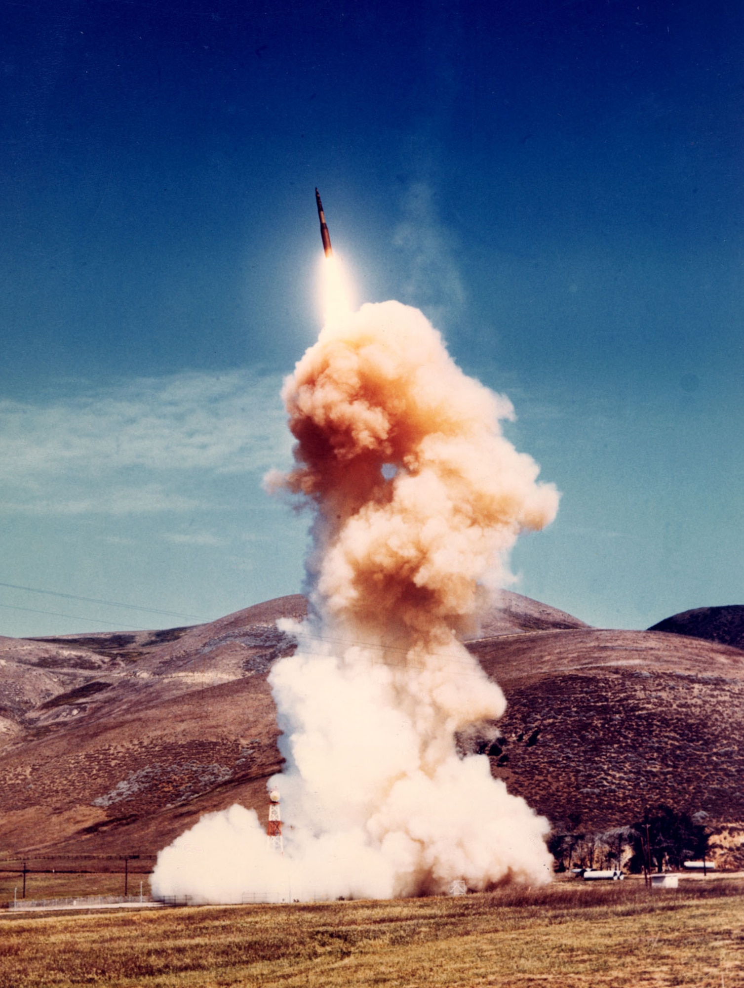 Minuteman II test launch. (U.S. Air Force photo)