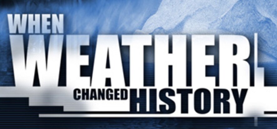 Lt. Col. Paul Roelle, director of weather for Pacific Air Forces, is featured on the Weather Channel’s program, “When Weather Changed History.” The program airs every evening at 9 p.m. ET/PT with new episodes running on Sunday nights. (Courtesy of the Weather Channel)