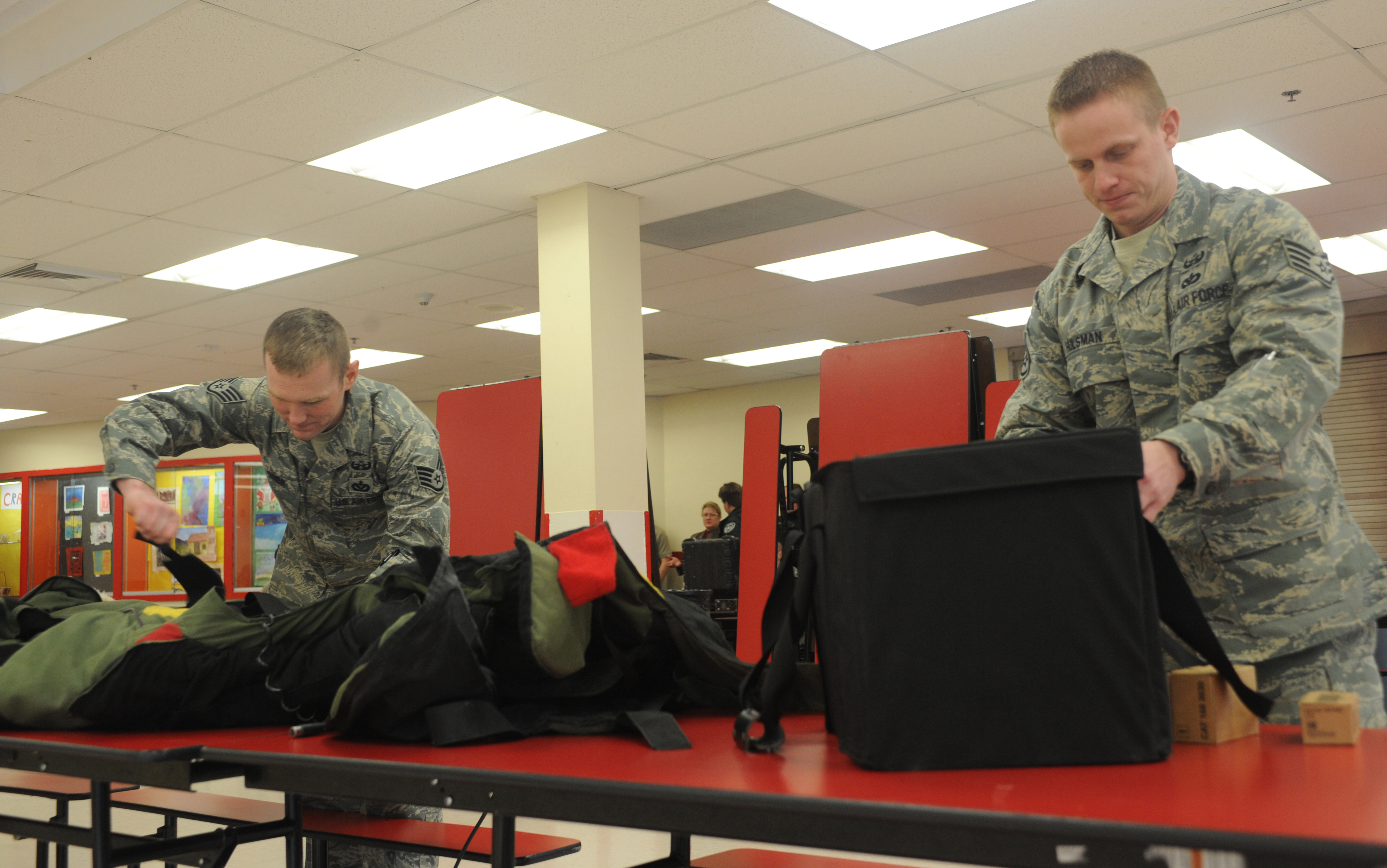 Elmendorf partners with local police departments, high school > Joint