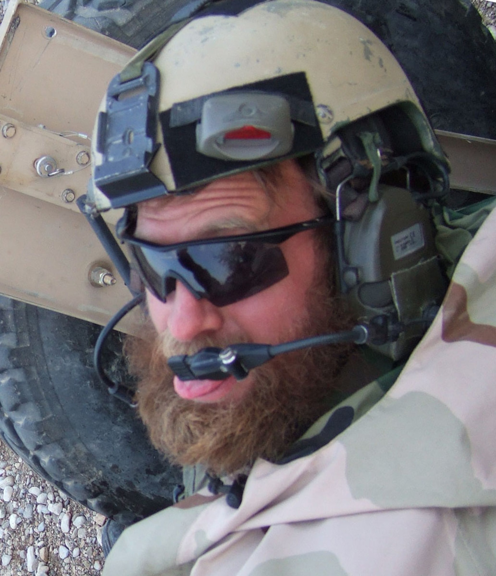 Staff Sgt. Shannon Cruz in Afghanistan. (U.S. Air Force photo)
