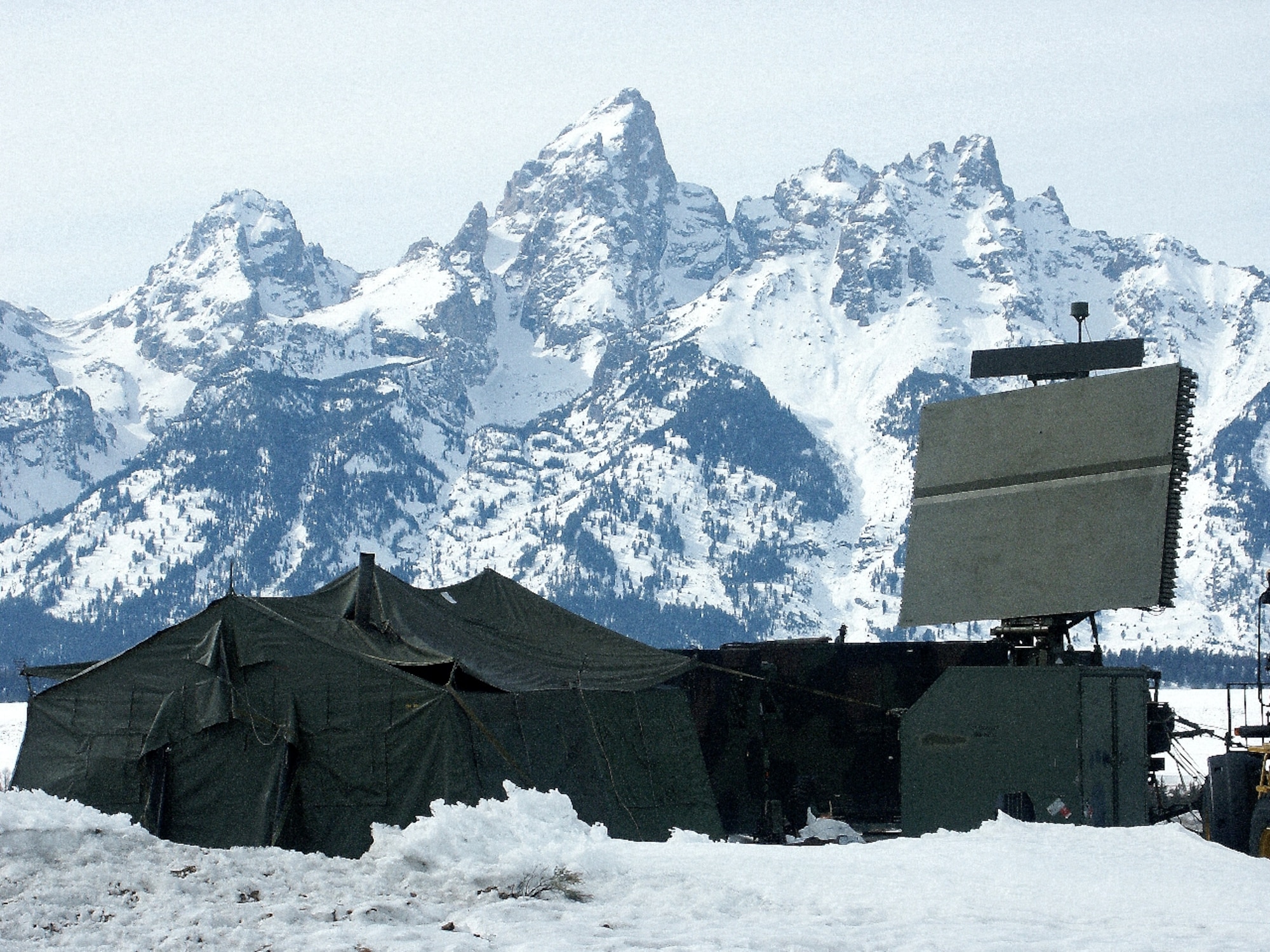 A forward-located Control and Reporting Center. Air Force photo.