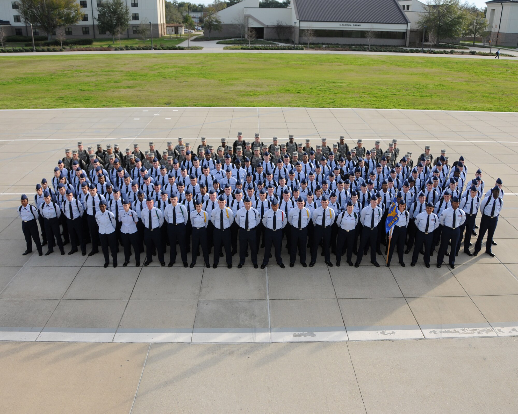 The 334th Training Squadron is the 81st Training Group’s honor flight and drill team of the year for 2008.  (U.S. Air Force photo by Kemberly Groue)