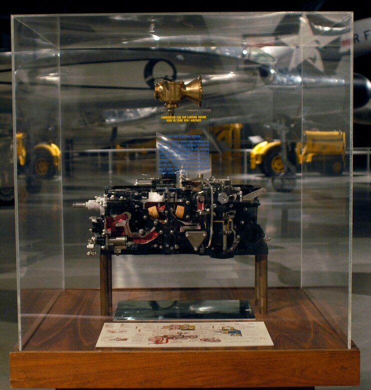 DAYTON, Ohio -- B-36 fuel injection system exhibit in the Cold War Gallery at the National Museum of the United States Air Force. (U.S. Air Force photo)