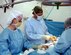 SOTO CANO AIR BASE, Honduras - Operating Room Technician Master Sgt. Keri Winsick (left) holds a retractor as Army Surgeon (Maj.) Ron Hyde and Dr. Blanca Dermith repair a hernia for a 5-year-old Honduran Boy Jan. 13.  Dr. Hyde and Master Sgt. Winsick are part of a Joint Task Force-Bravo surgical team conducting weekly Medical Readiness Training Exercises in La Paz, Honduras.  (US Air Force photo/Tech. Sgt. Rebecca Danét)