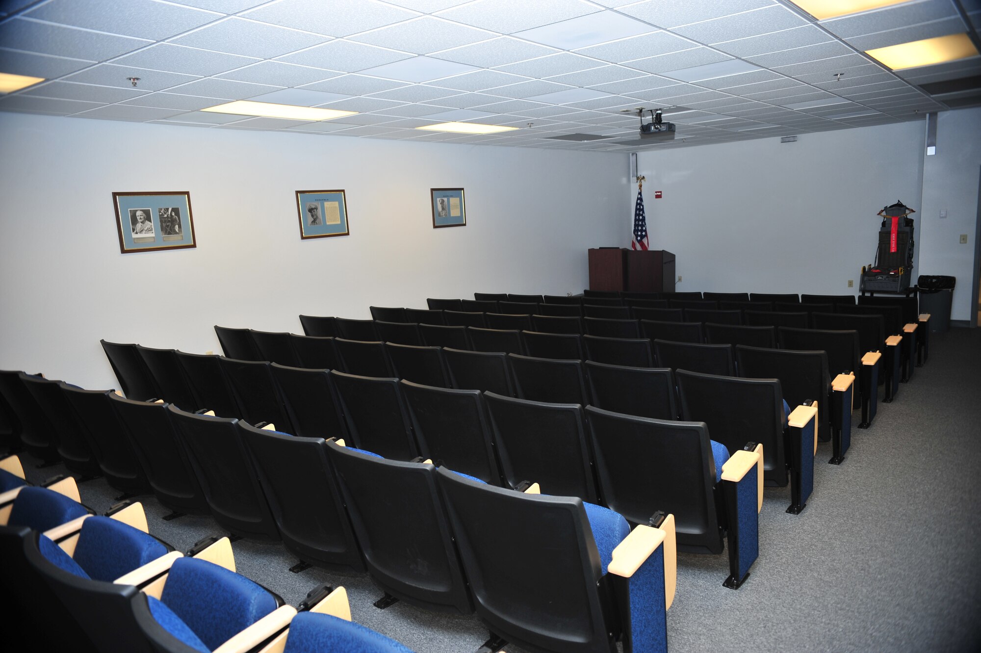 Training room inside Davis-Monthan's new maintenance training complex. The new facility, used to house the Maintenance Training Flight and Weapons Standardization Section, will provide space to train more than 2,000 students annually.