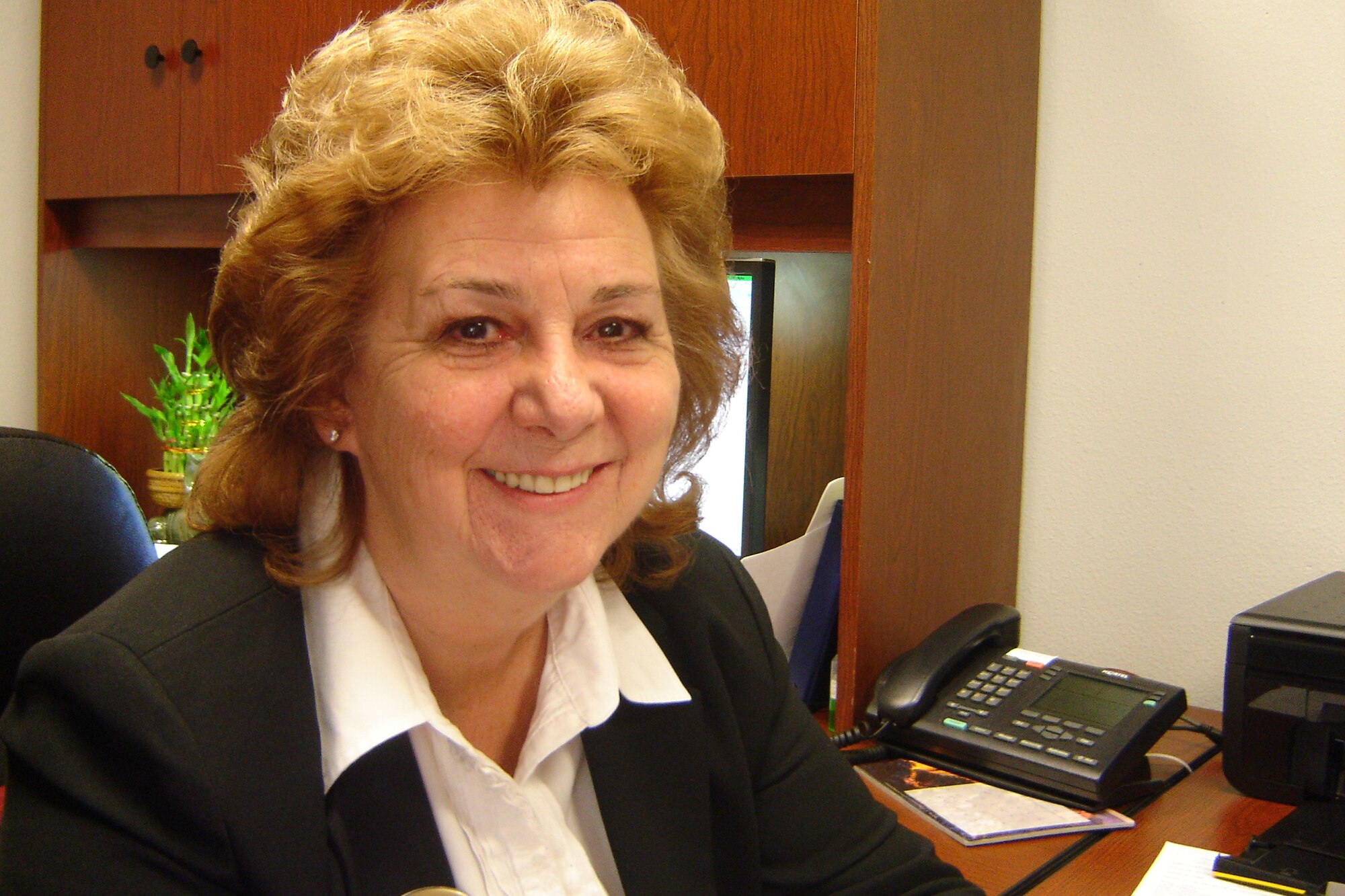 Helen Holm, top manager. (U.S Air Force photo by Will Alexander)