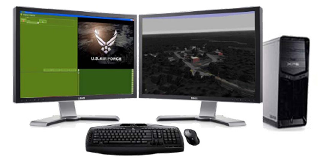 Aircraft Maintenance and Munitions Officers Course students use the Munitions Storage Virtual Trainer to focus on munitions accountability, up channelling discrepancies and operation risk management. (Courtesy photo)