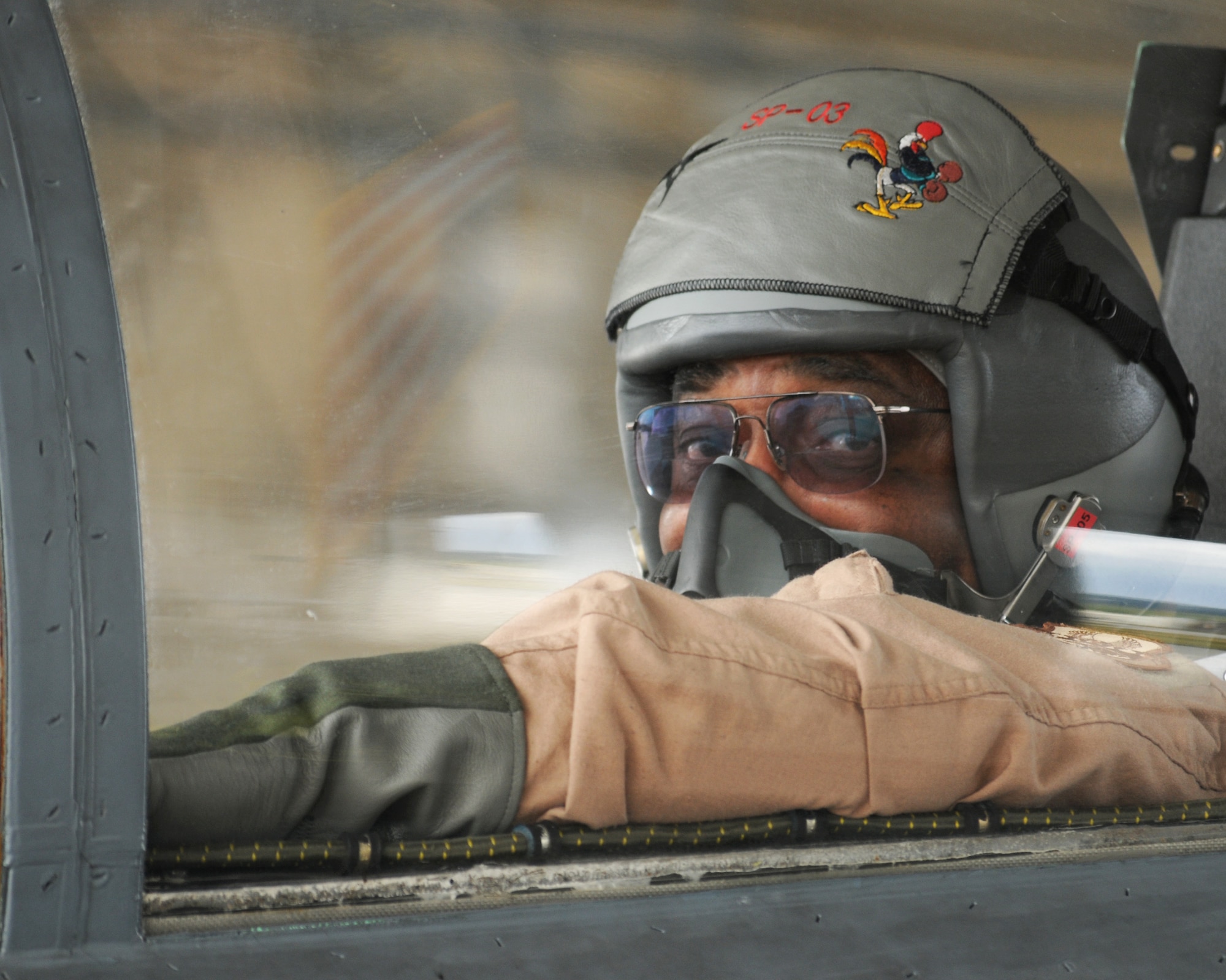 Colonel (Ret.) Richard Toliver, a former F-15 test pilot and second generation Tuskegee Airman, prepares for takeoff in an F-15D Eagle at Kadena Air Base, Japan on Jan. 15. He was an original test pilot for the aircraft and flew for the first time in more than 20 years during an incentive flight with the 67th Fighter Squadron here. Col. Toliver later spoke to more than 400 people at the base's observance of Martin Luther King Jr. Day.   (U.S. Air Force photo/Airman 1st Class Chad Warren)