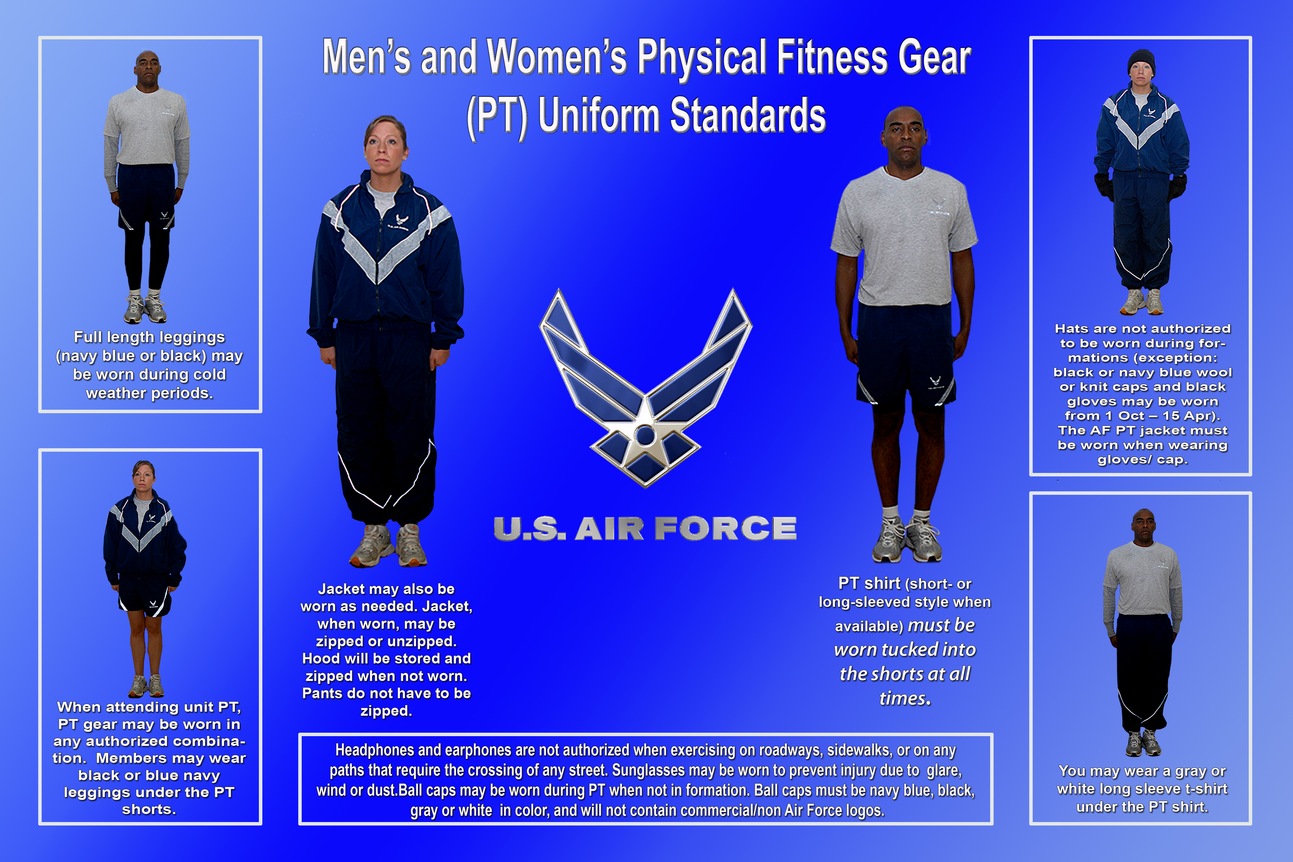 air force pt clothes