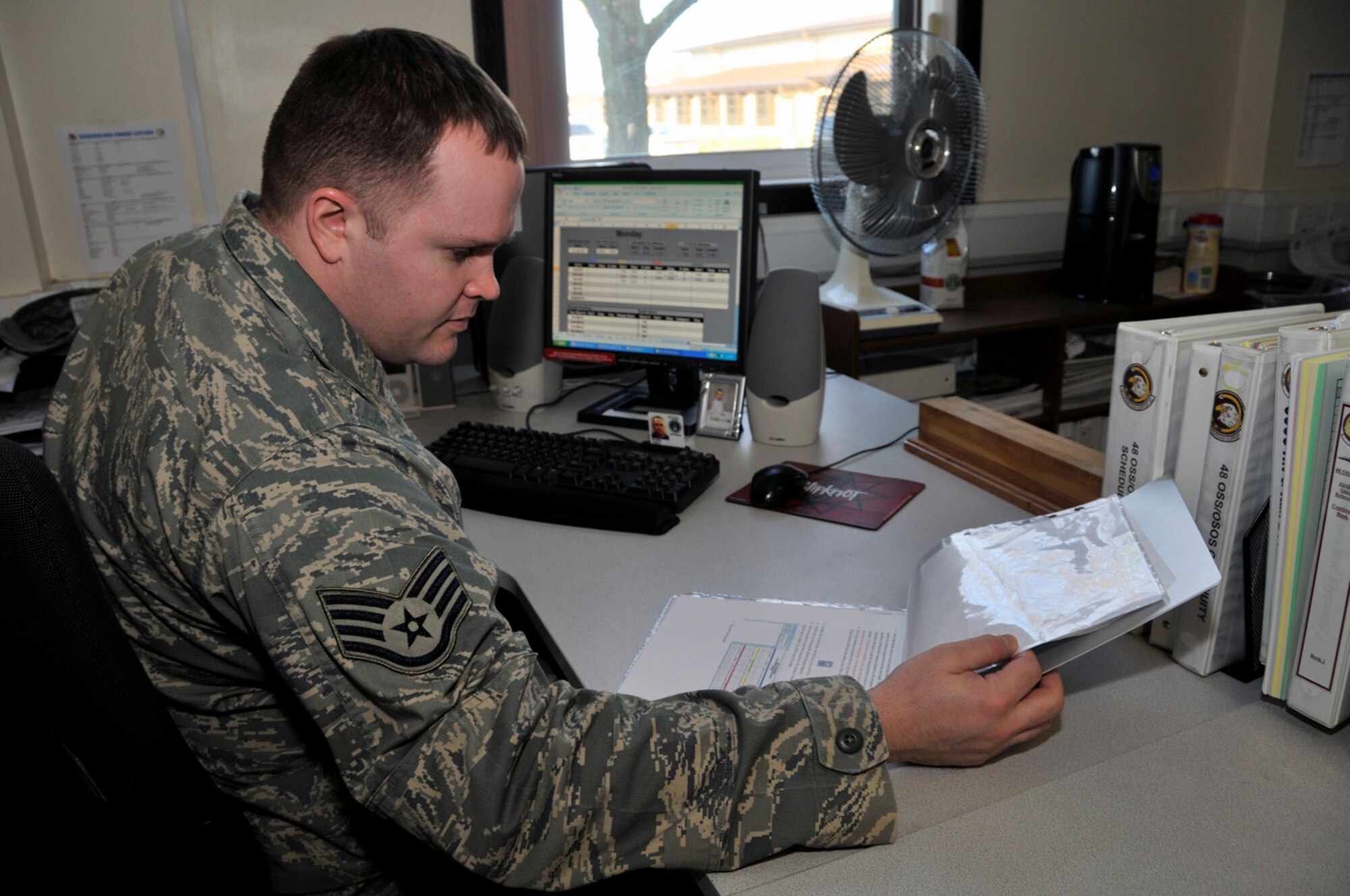 Staff Sgt. Todd Shugart, 48th Operations Support Squadron NCOIC of current operations, was nominated for the Liberty spotlight by his chain of command because he practices the Air Force core values of "Service Before Self" and "Excellence in All We Do."
