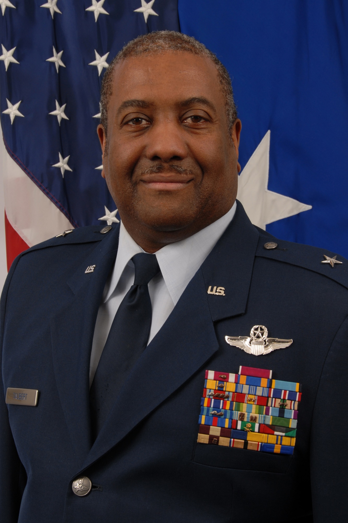 Brigadier General Ernest G. Talbert, vice commander, Delaware Air National Guard. Gen. Talbert retired Jan. 11, 2009 after a 36-year career during which he broke many barriers. He was the first African-American to attain the rank of colonel in the Delaware ANG, the first African-American to become 166th Airlift Wing commander, and the first and only African-American general in the over 350-year history of the Delaware National Guard. (U.S. Air Force photo/Staff Sgt. Melissa Chatham)