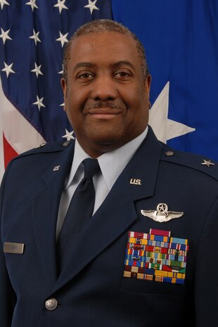 Brigadier General Ernest G. Talbert, vice commander, Delaware Air National Guard. Gen. Talbert retired Jan. 11, 2009 after a 36-year career during which he broke many barriers. He was the first African-American to attain the rank of colonel in the Delaware ANG, the first African-American to become 166th Airlift Wing commander, and the first and only African-American general in the over 350-year history of the Delaware National Guard. (U.S. Air Force photo/Staff Sgt. Melissa Chatham)