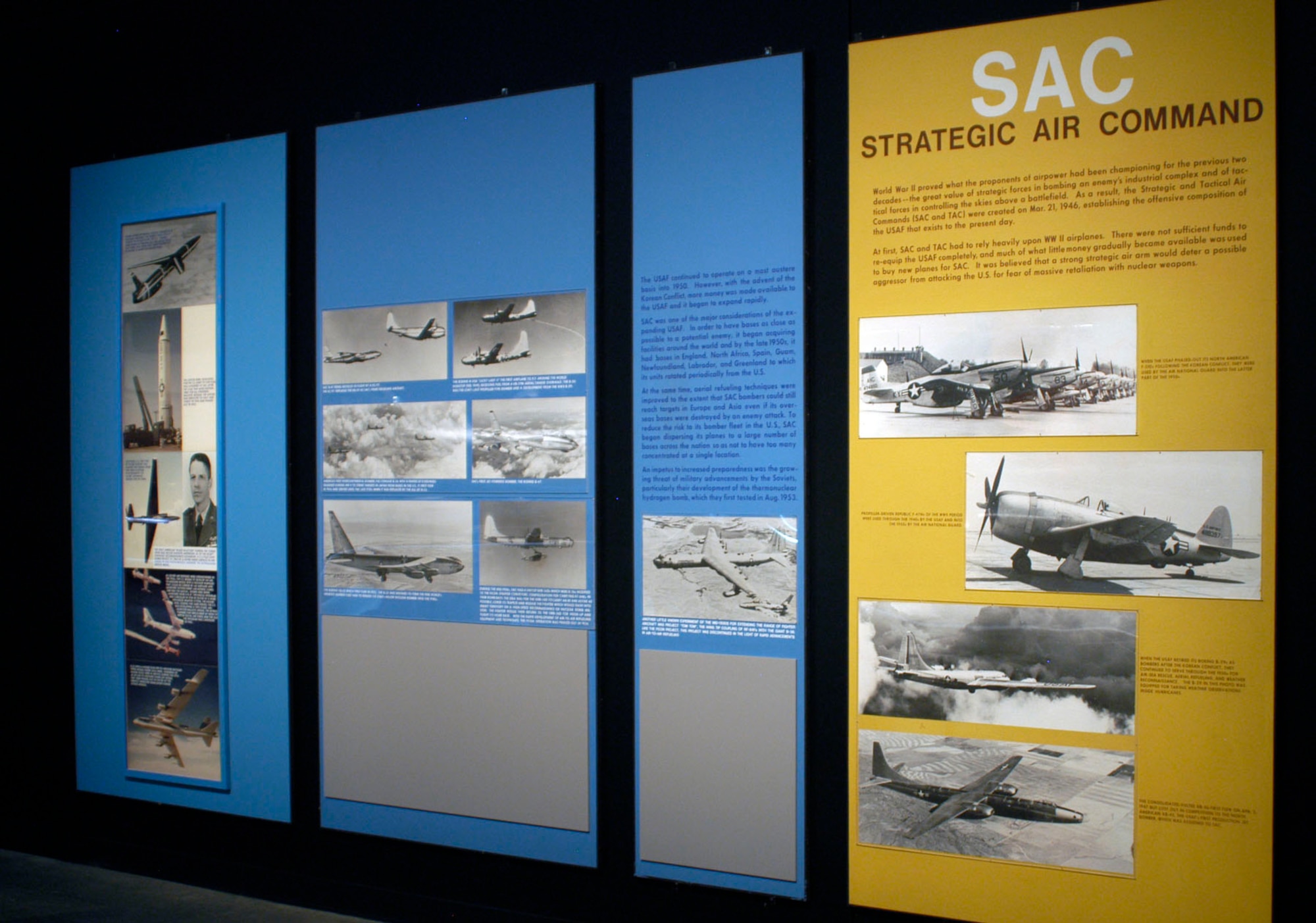 DAYTON, Ohio -- Strategic Air Command exhibit in the Cold War Gallery at the National Museum of the United States Air Force. (U.S. Air Force photo)