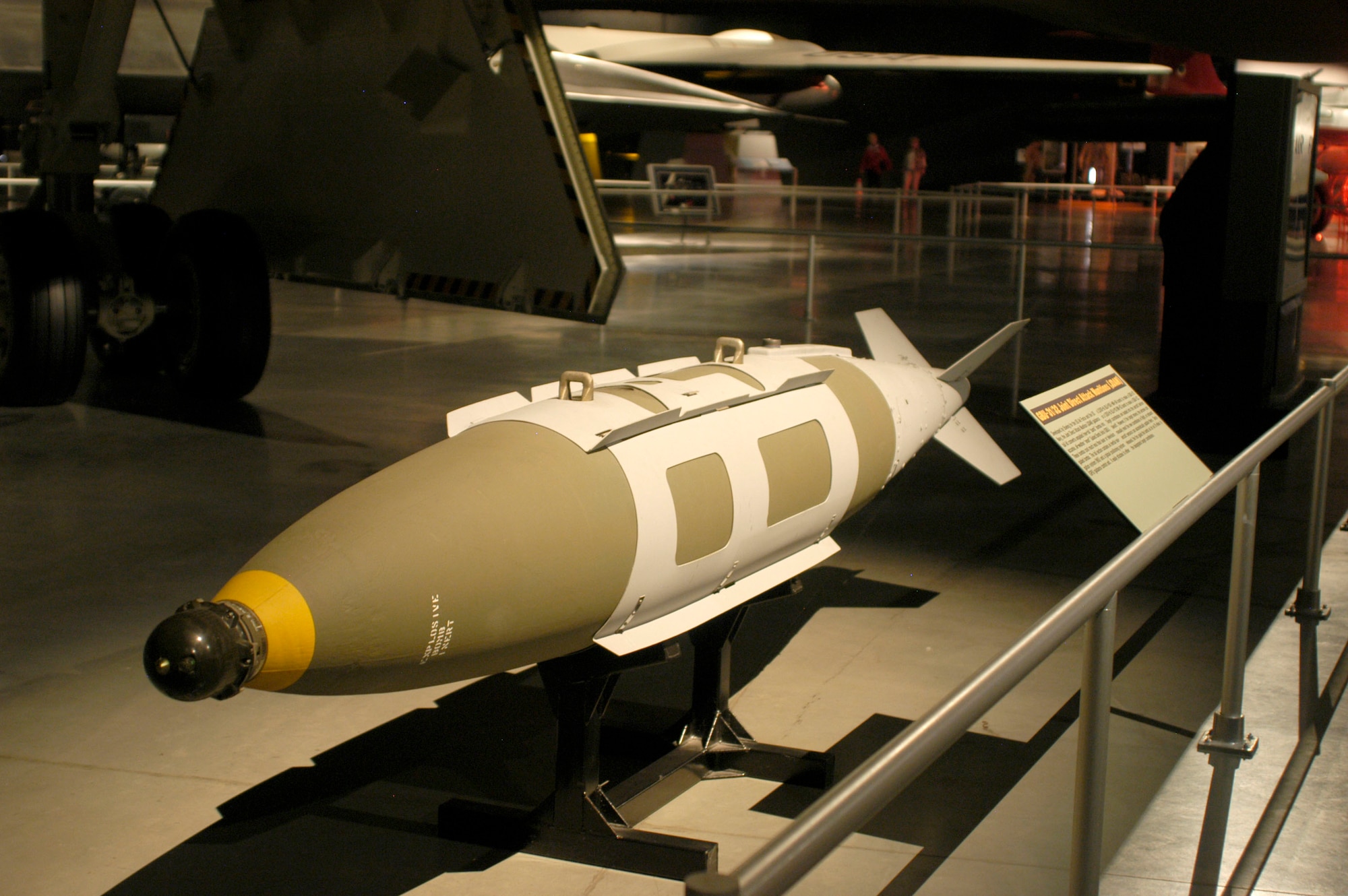 DAYTON, Ohio - The GBU-31/32 JDAM on display in the Cold War Gallery at the National Museum of the U.S. Air Force. (U.S. Air Force photo)