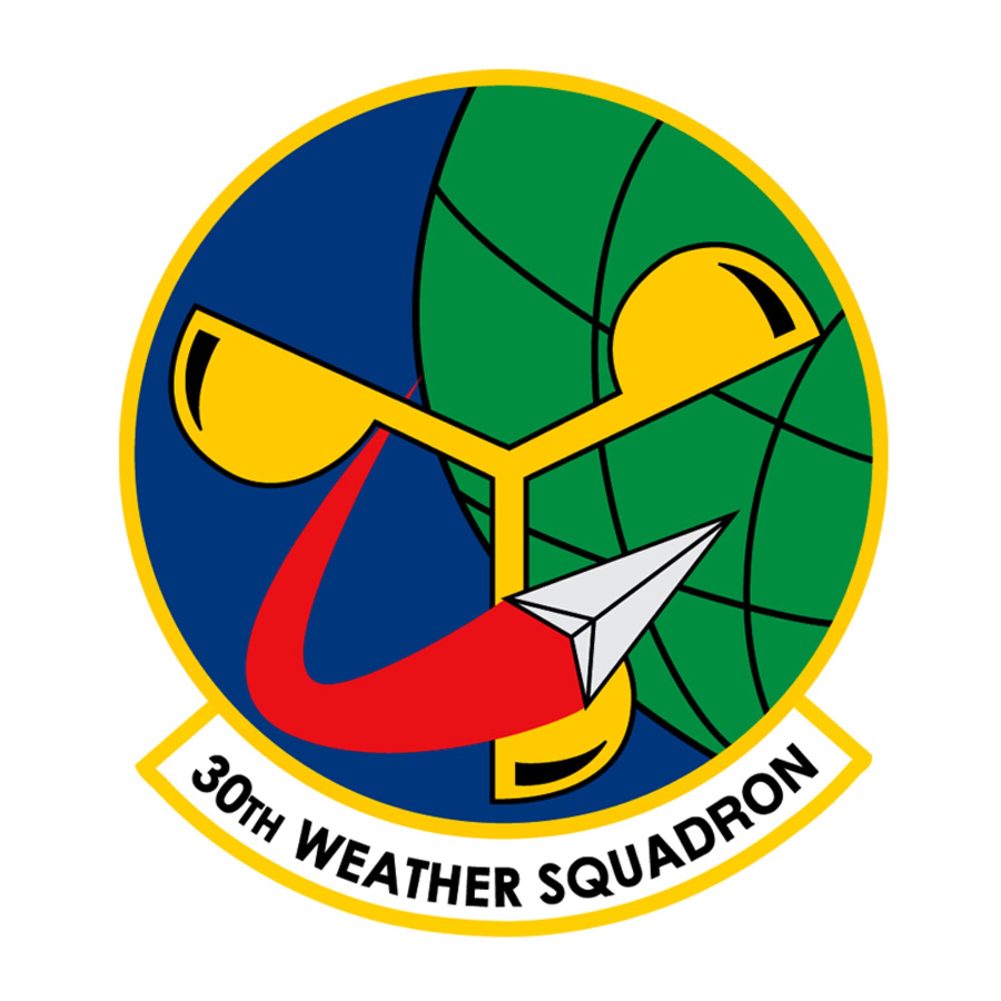 30th Weather Squadron emblem