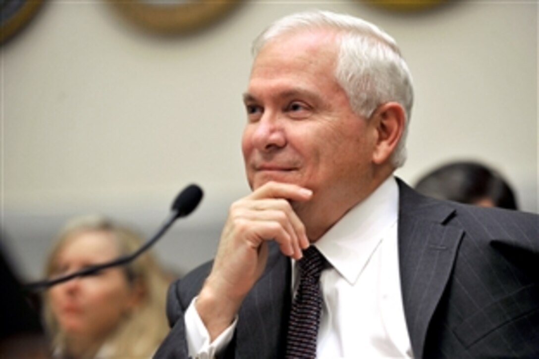 Defense Secretary Robert M. Gates testifies before the House Armed Services Committee in Washington, D.C., Jan. 27, 2009.  