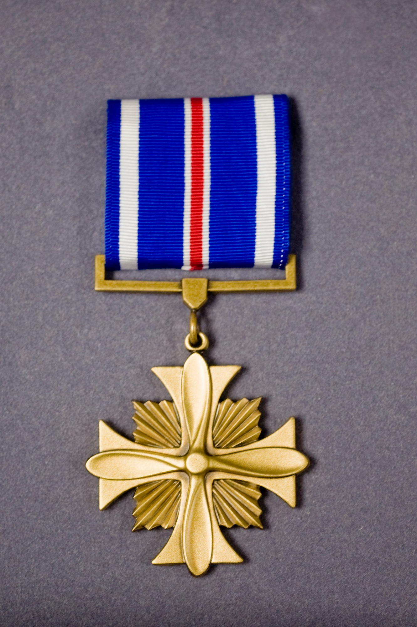 The Distinguished Flying Cross. (U.S. Air Force photo/Abner Guzman)