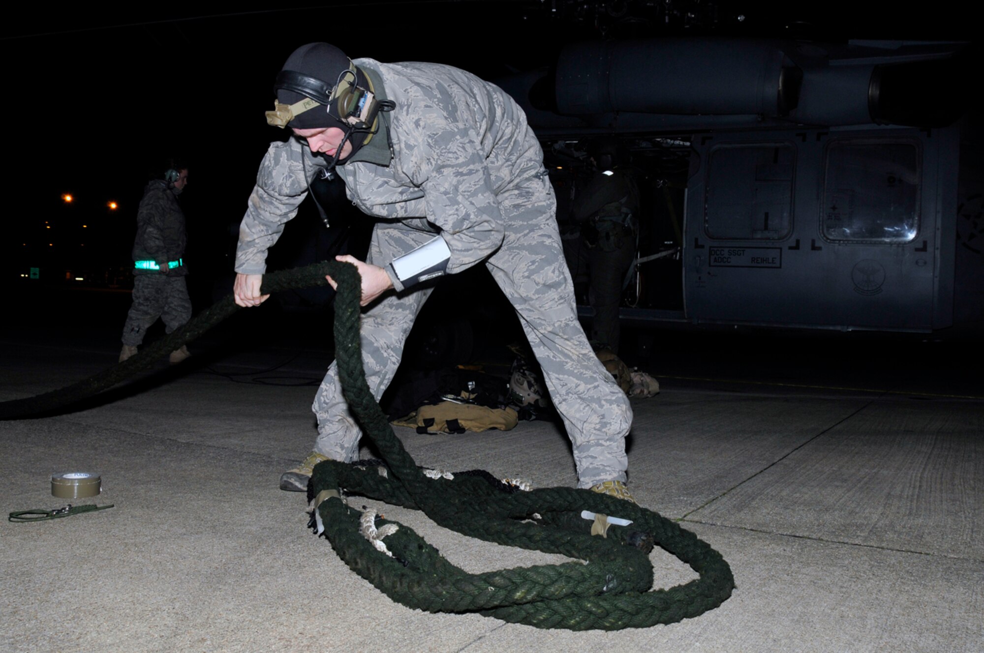 Staff Sgt. Jacob Groves, 56th Rescue Squadron pararescueman, was nominated for the Liberty spotlight by his chain of command because he practices the Air Force core value of "Service Before Self." 
