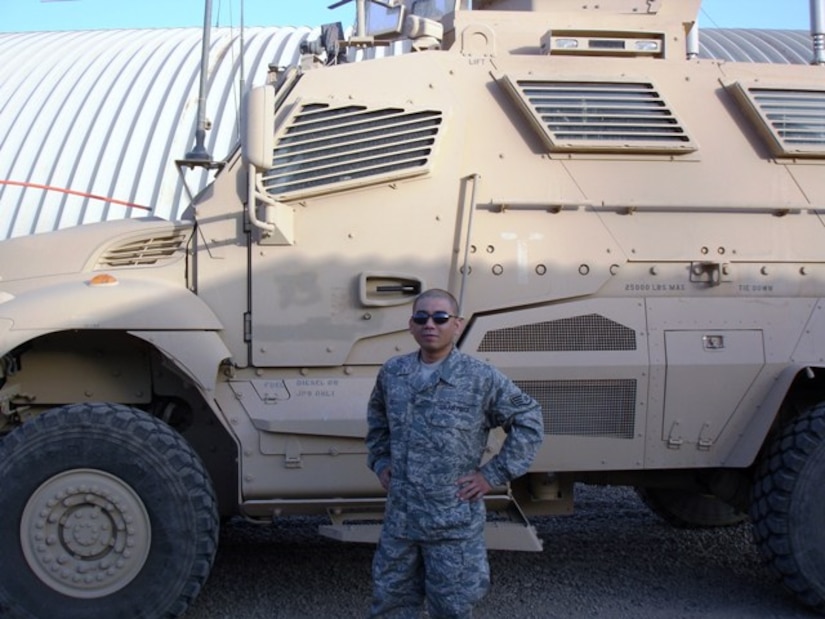BALAD AIR BASE, Iraq -- Staff Sgt. Wilbert Josef is currently deployed from the 1st Logistics Readiness Squadron.  (Courtesy photo)