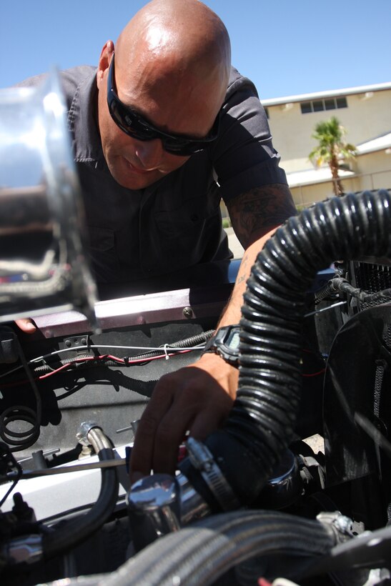Gunnery Sgt. Tim Warren is a classic car enthusiast who has owned more than a dozen classic cars and put countless man-hours into their restructure.