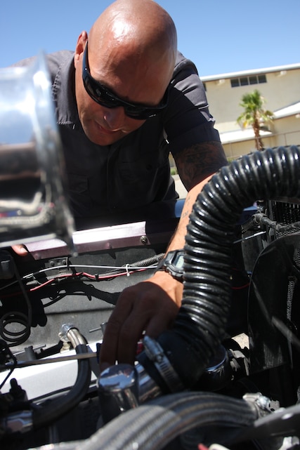 Gunnery Sgt. Tim Warren is a classic car enthusiast who has owned more than a dozen classic cars and put countless man-hours into their restructure.