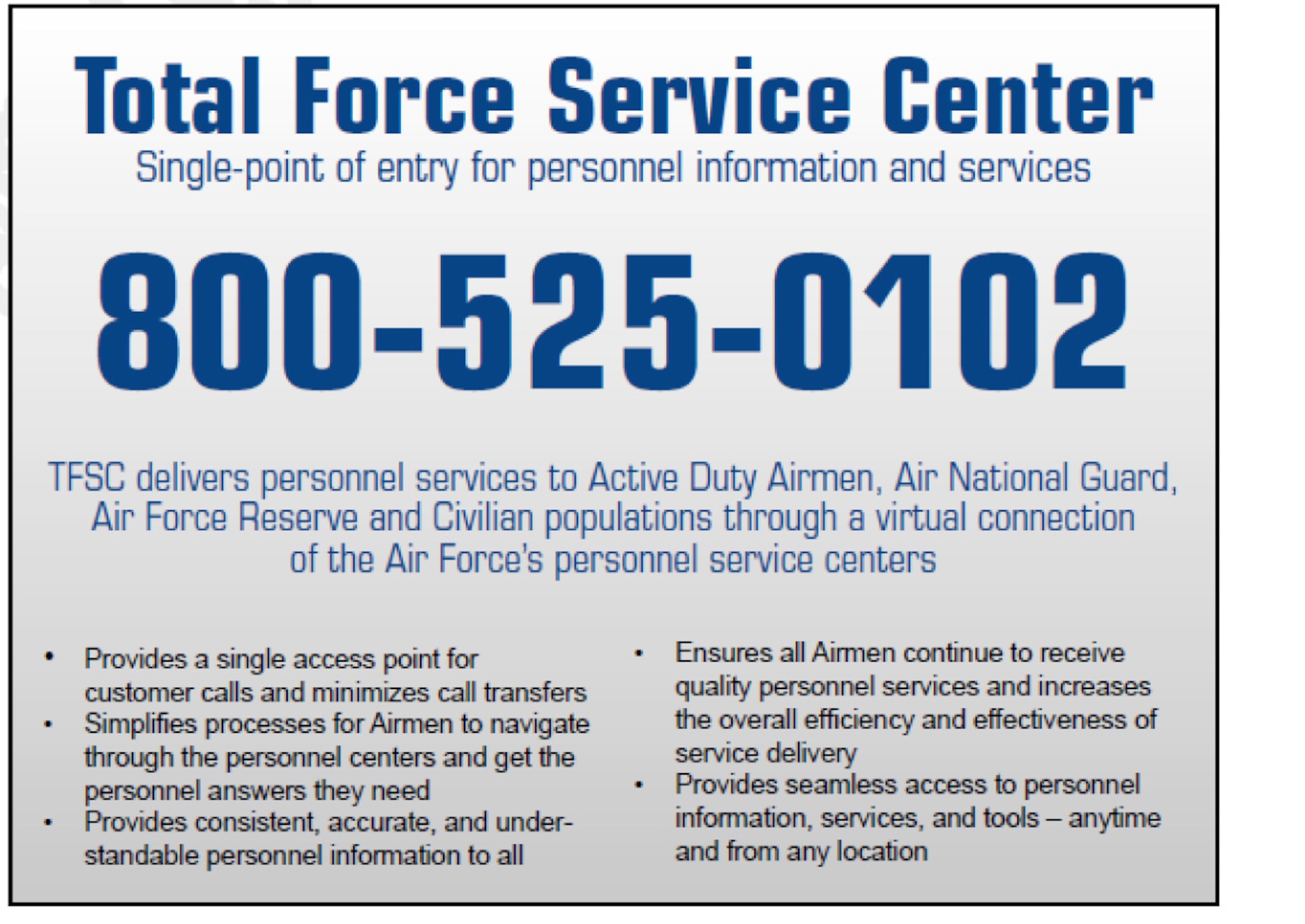 Online services available for Air Guard members