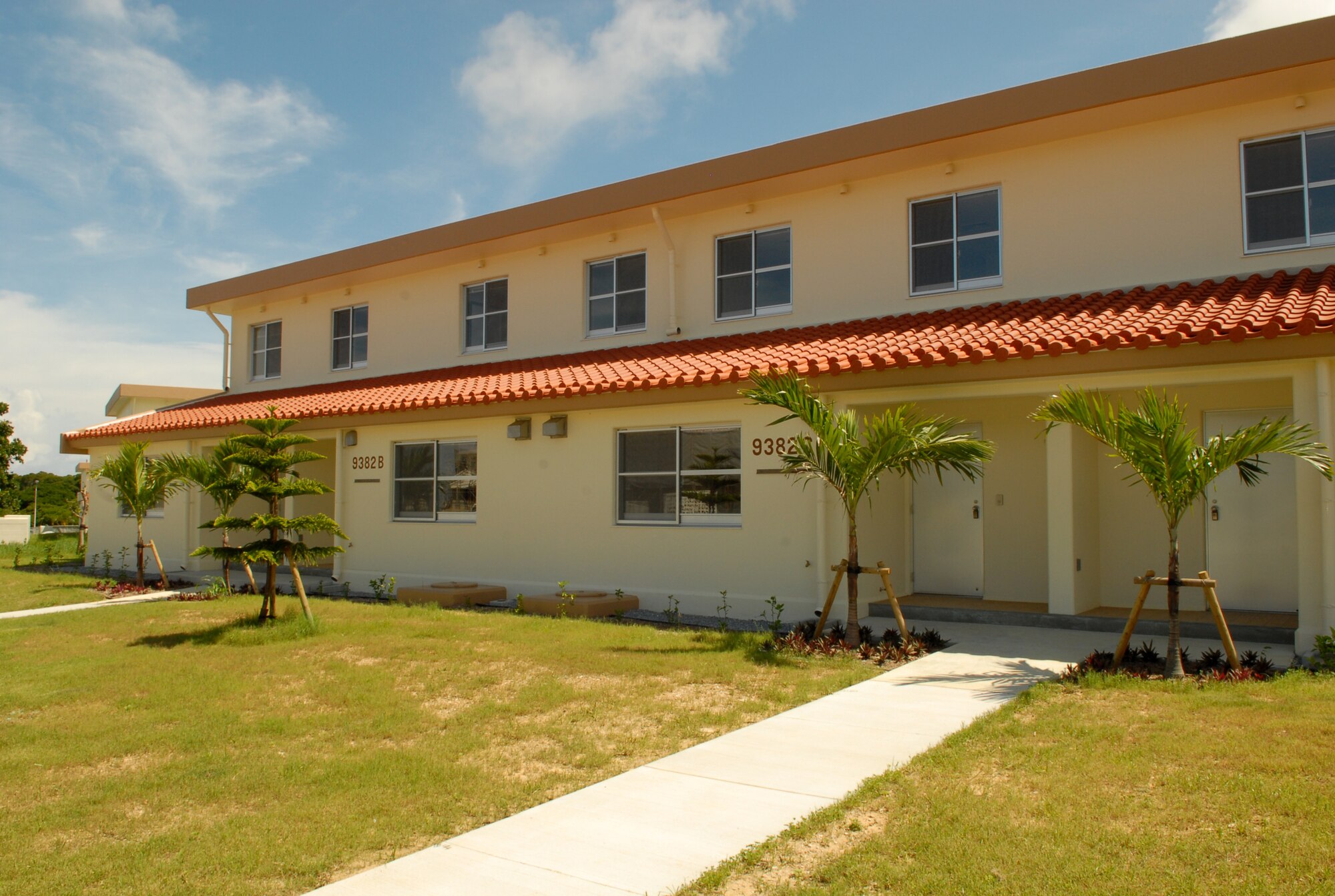 Military Family Housing throughout Okinawa is undergoing a series of renovations, including new home construction projects, to improve the quality of life for military families.
(U.S. Air Force photo/Junko Kinjo)    