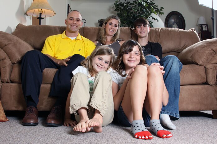 Back (from left to right): Master Sgt. Christopher Wikel, his wife Nansie and son Zachary. Front (from left to right) Riley and Matty Wikel. The Wikels (pictured above) have gone through extensive fertility treatment to add to their family of five. Eight weeks after the implantation from Dr. Atsushi Tanaka at St. Mother's Hospital, the Wikels discovered they were pregnant with twins.