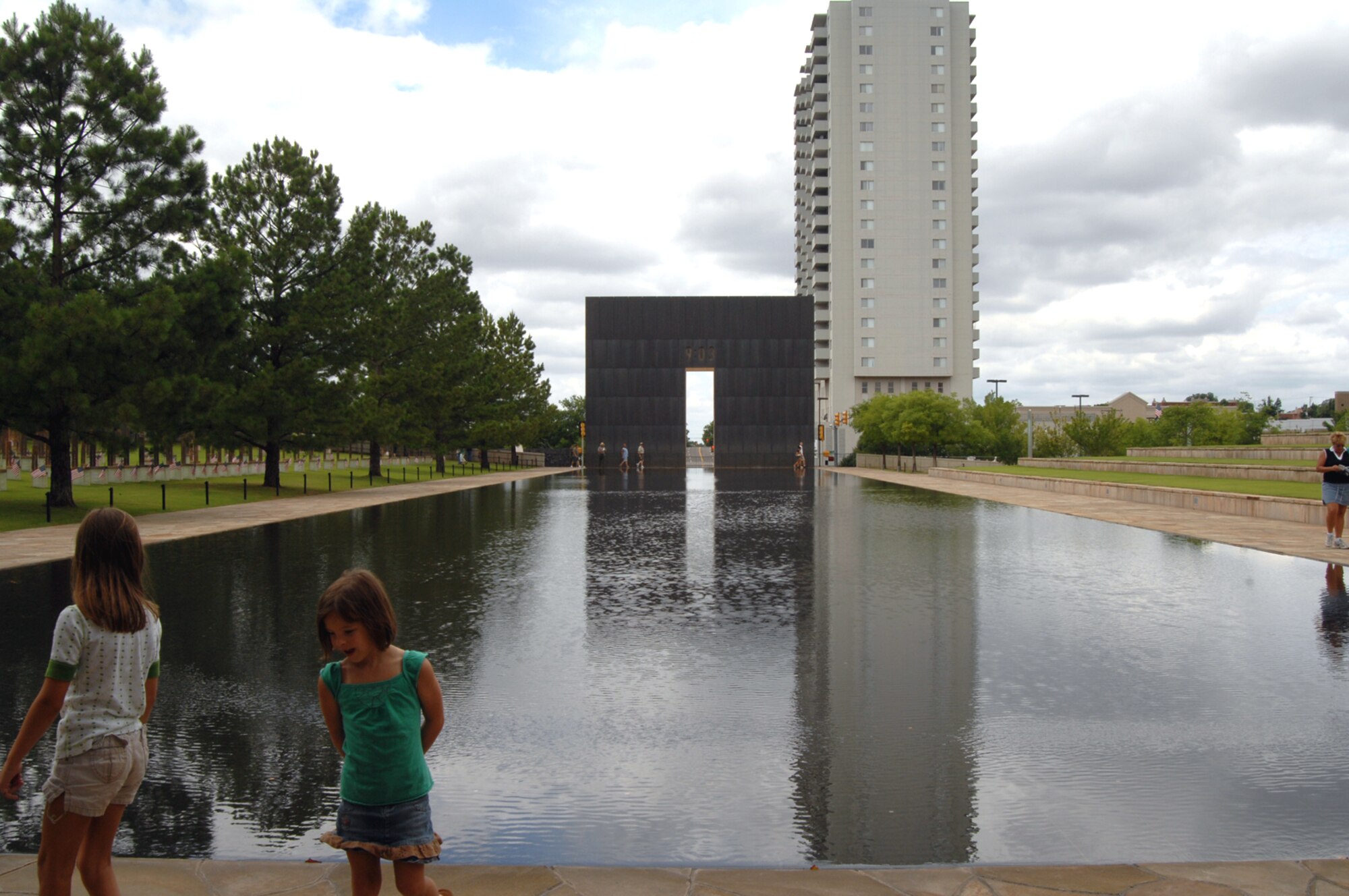 OKLAHOMA CITY – While celebrating more than 230 years of independence, many Americans also paid tribute to those who fell in terrorist acts throughout the years, such as the Oklahoma City bombing in 1995 where more than 170 people were killed. The Oklahoma City National Memorial and Museum stands as a memorial to those lives lost and as a reminder of the high price of independence. (U.S. Air Force photos/Master Sgt. Stan Coleman)