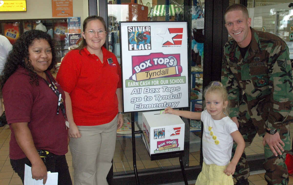Box Tops for Education > Tyndall Air Force Base > Article Display