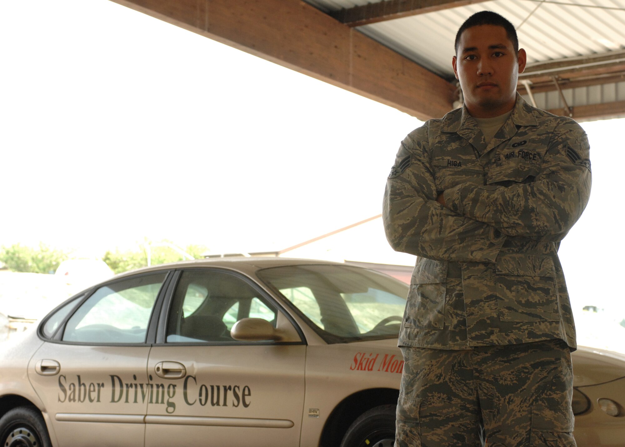 SPANGDAHLEM AIR BASE, Germany -- Senior Airman Marcus Higa, 52nd Fighter Wing ground safety technician, is the 52nd FW's Top Saber Performer for the week of July 10-16. (U.S. Air Force photo by Senior Airman Jenifer H. Calhoun)