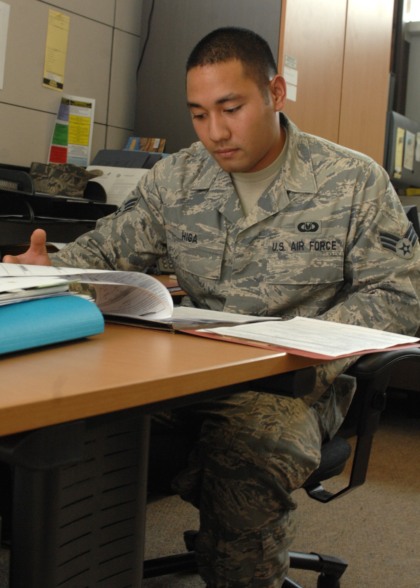 SPANGDAHLEM AIR BASE, Germany -- Senior Airman Marcus Higa, 52nd Fighter Wing ground safety technician, is the 52nd FW's Top Saber Performer for the week of July 10-16. (U.S. Air Force photo by Senior Airman Jenifer H. Calhoun)