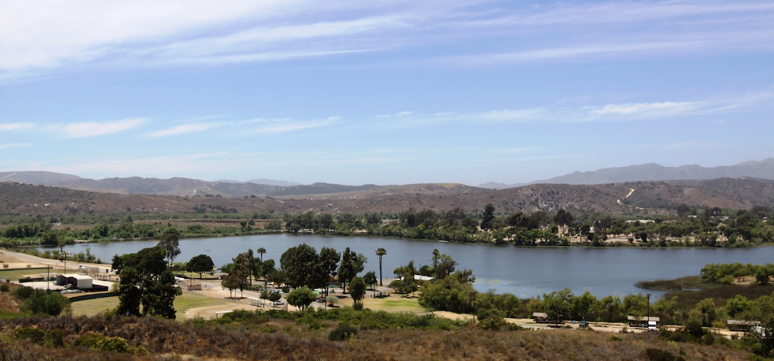 Camp Pendleton’s Lake O’Neill is one of the six areas base residents have the opportunity to fish and was named after Richard O’Neill, former ranch owner of the land the base now stands on.