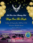 The 2009 PACAF Birthday Ball will be held 18 September at the Sheraton Waikiki Resort.  There will be a special guest appearance by the AF Thunderbirds during the social hour. Tickets go on sale 3-28 August. E1-E4=$20; GS1-GS9/NSPS Pay Band 1/E5-E6=$35; E7-E8=$40; E9=$55; GS10-12/NSPS Pay Band 2/O1-O3=$50; GS13-14/O4-O5=$60; GS15>/NSPS Pay Band 3/O6>=$65.  For tickets contact your local AF Ball Representative or Capt Ray Champion 449-4613, ray.champion@hickam.af.mil   and/or Maj Kimberly Grover 449-7927, kimberly.grover@hickam.af.mil (U.S. Air Force graphic/Warren Oda)