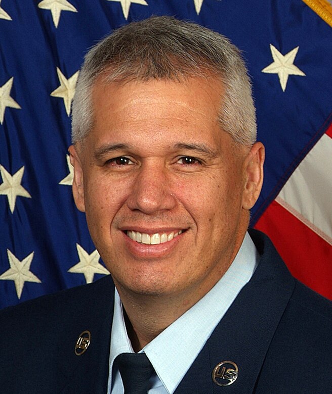 Chief Master Sgt. Mitchell Kenui Balutski, the 71st Flying Training Wing command chief 