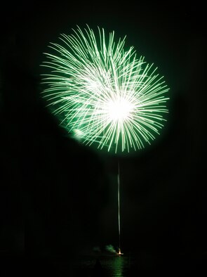 Patrons at Hurlburt Field's annual Sound of Independence celebration were treated to a dazzling 20-minute fireworks display. The festival, promoted by the 1st Special Operations Wing, took place July 2 and 3 at the Soundside Marina (U.S. Air Force photo/Senior Airman Sheila DeVera).