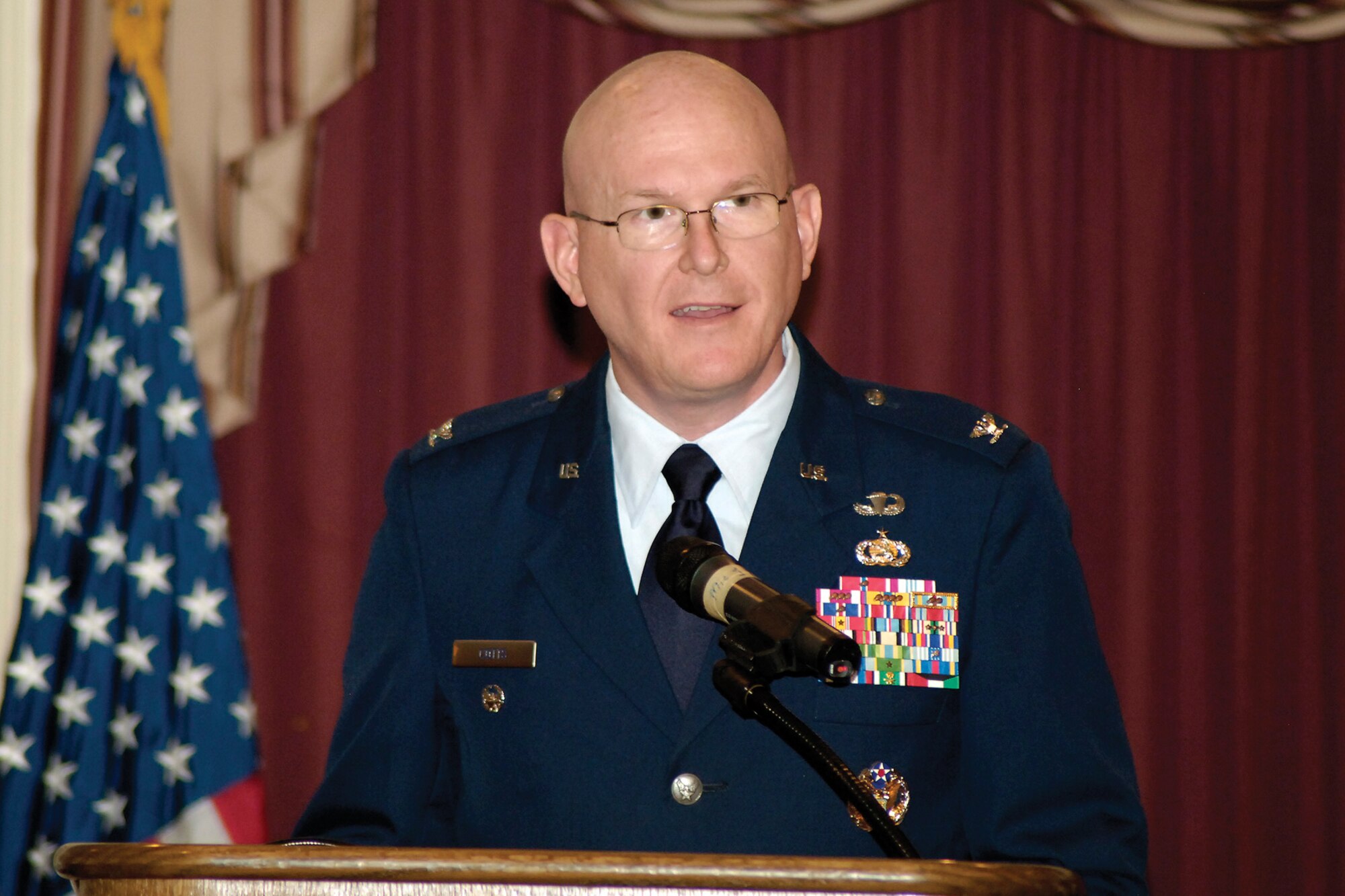 Col. Christopher Cotts took command of the 38th Engineering Installation Group June 30. (Air Force photo by Kelly White) 
