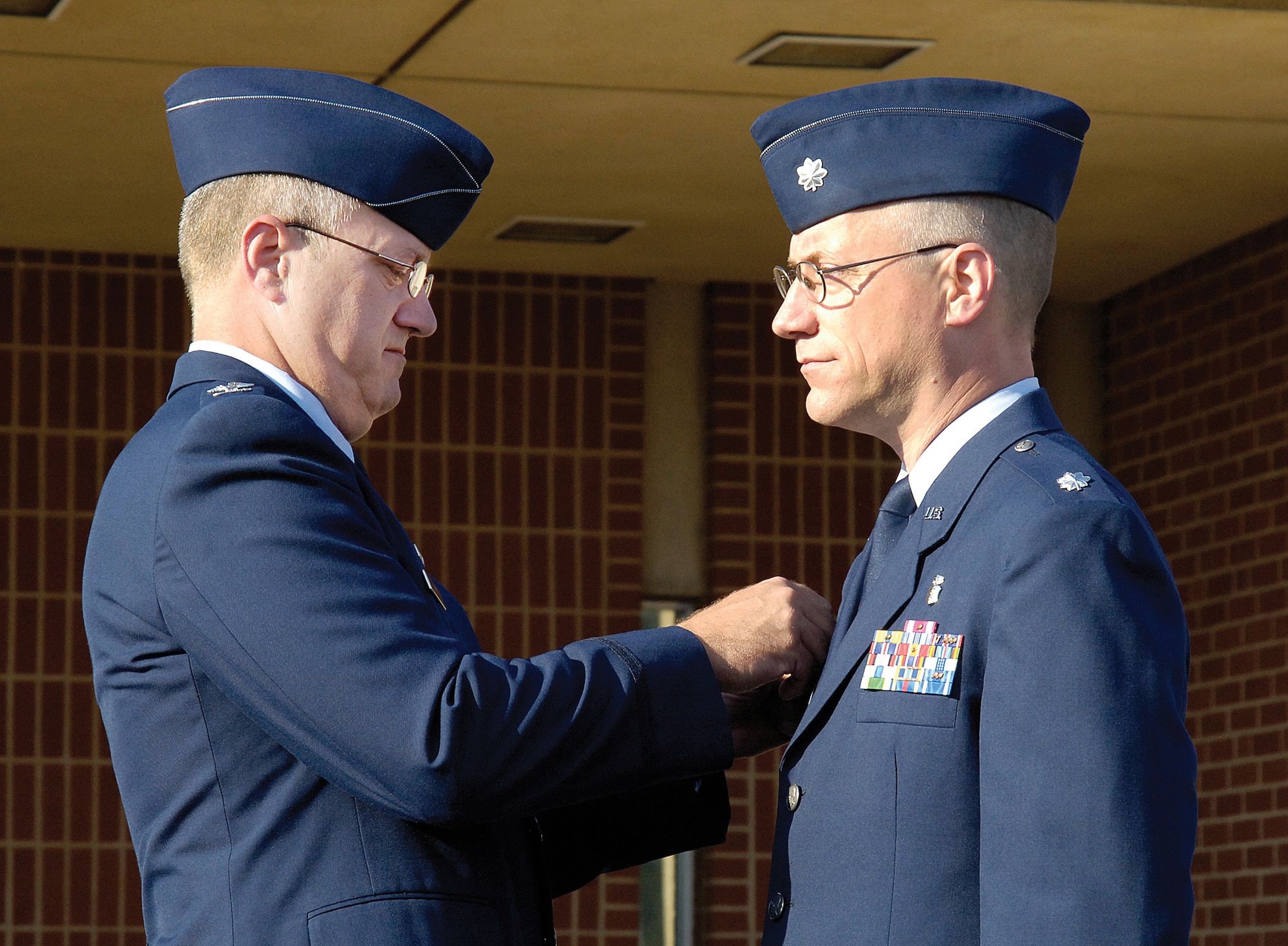 Air Force photo by Margo Wright Lt. Col. Kevin McCal accepted command of the 72nd Medical Operations Squadron June 30. (Air Force photo by Margo Wright)