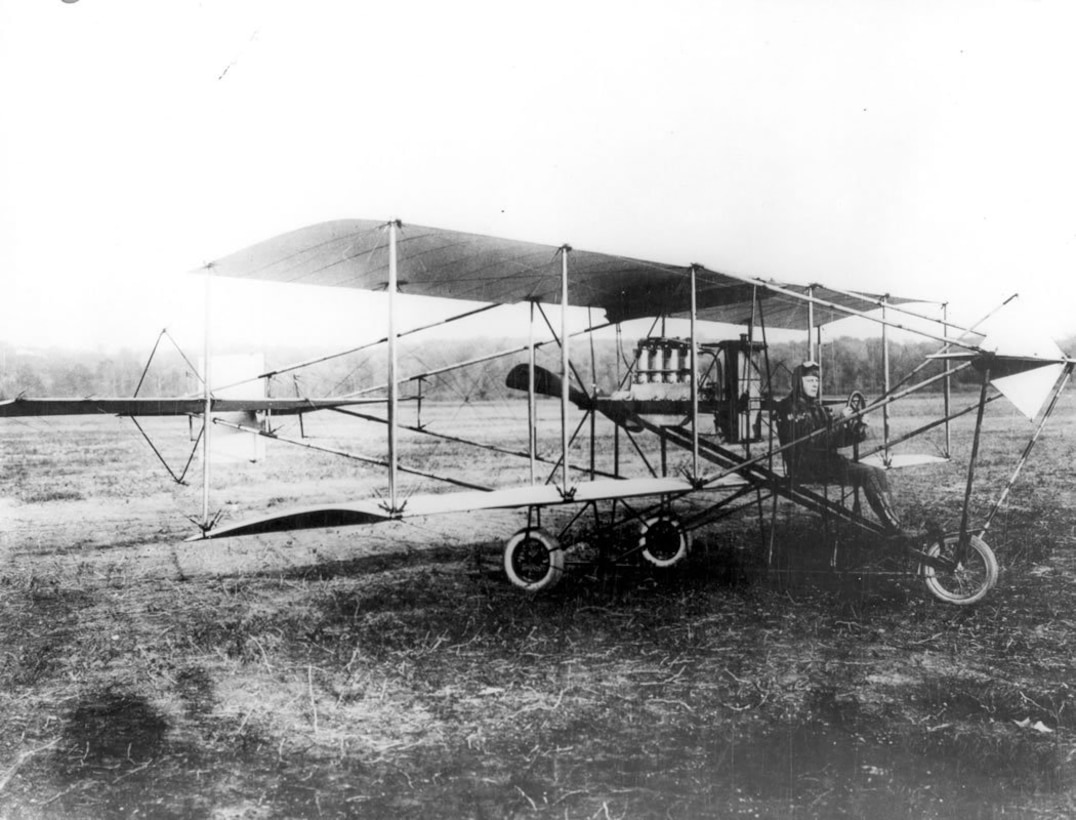 Lt. Frank M. Kennedy In Curtiss Plane, College Park, 1911