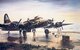 Painting “Molesworth Dawn” by noted British aviation artist Keith Hill – Master Sergeant Folmer is pictured in this painting as the crew chief under the propeller hub with the 