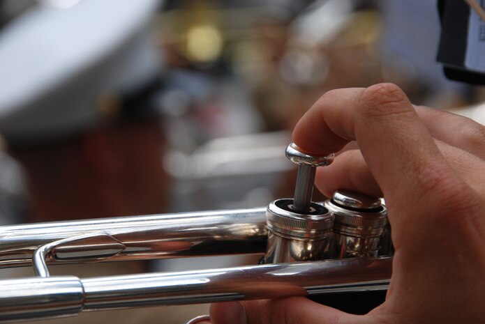 Marines from the Quantico, Va., Marine Corps Band played in Foley Square, New York City, July 13.  These Marines are part of one of the oldest ensembles in the Marine Corps. (Official Marine Corps photo by Sgt. Randall A. Clinton)