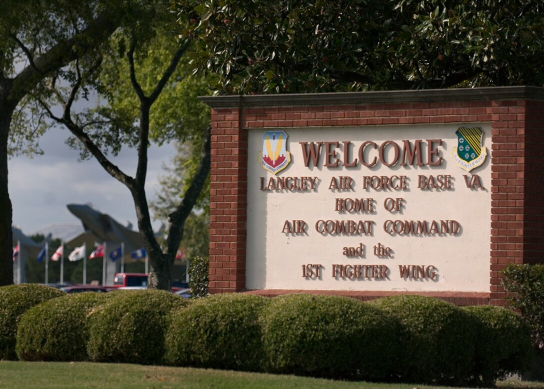 Present-day 1st Fighter Wing, Langley Air Force Base, Va.