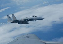Pilots  from the 125th Fighter Wing, Jacksonville, Fla., Fly a routine training mission on July 10, 2009. (Air National Guard photo by SrA Bryan Yale)