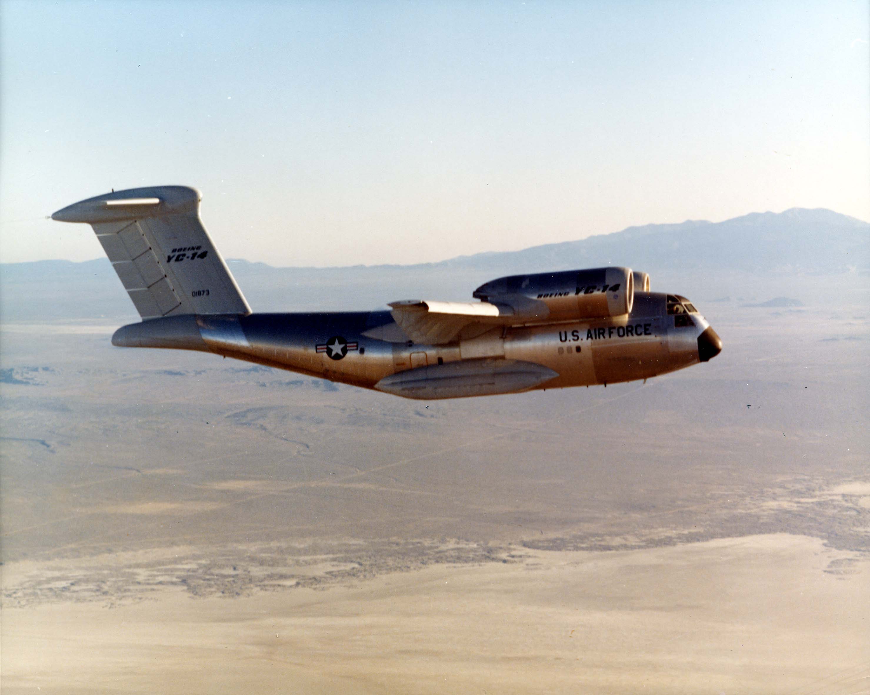 Boeing Yc 14 It was boeing's entrant into the united states air force's advanced medium stol transport. boeing yc 14