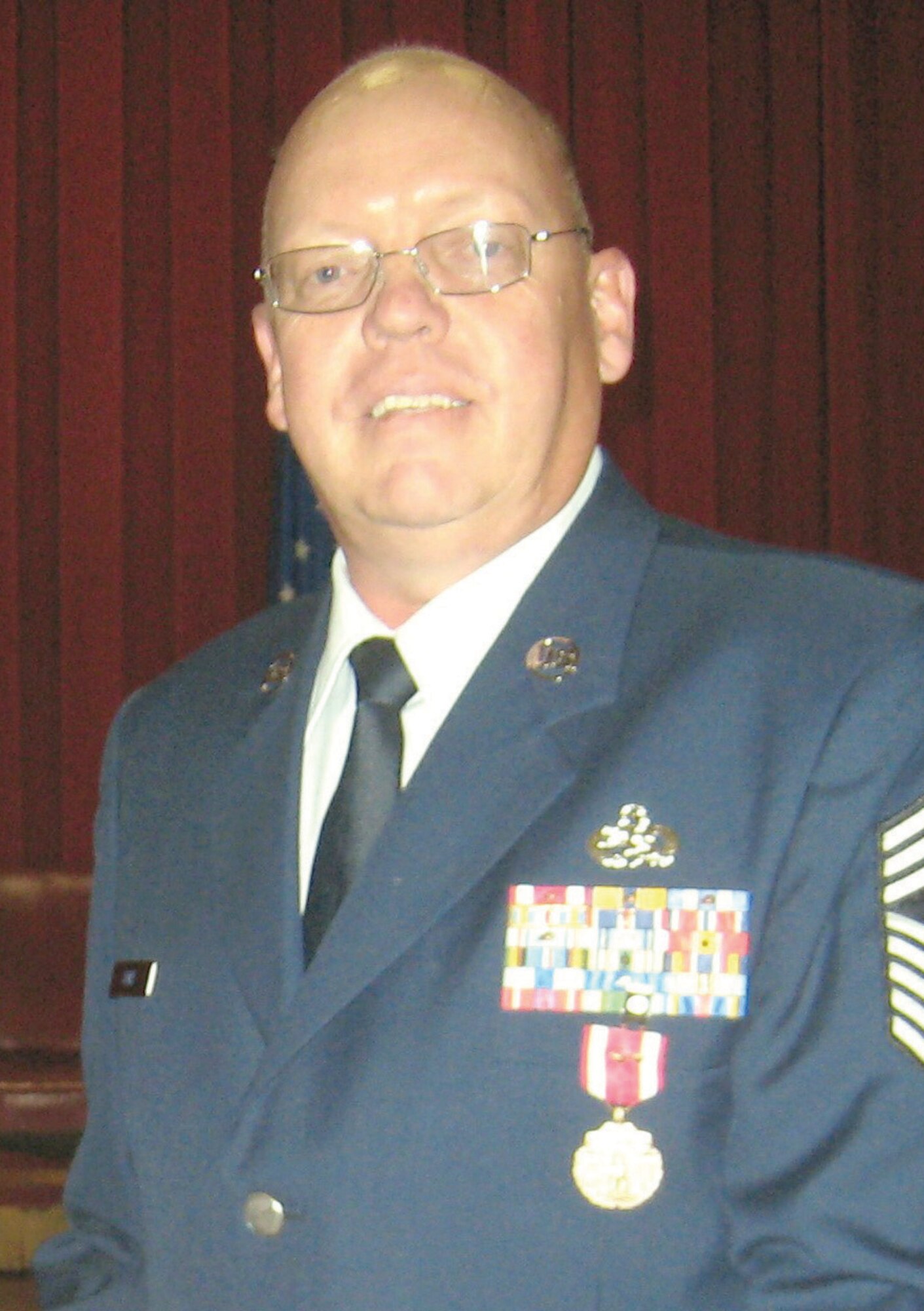 Chief Master Sergeant Gary Cole retires